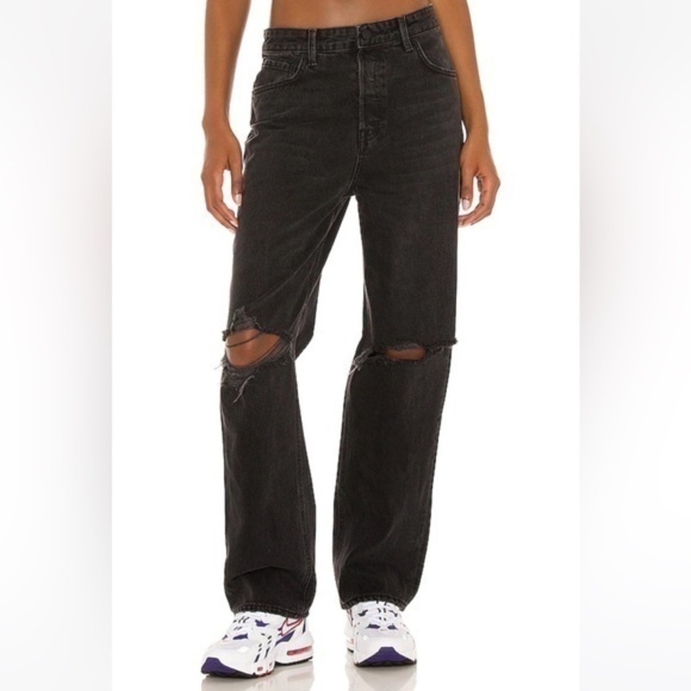 GRLFRND THE AMANDA MID RISE LOOSE BOYFRIEND JEANS